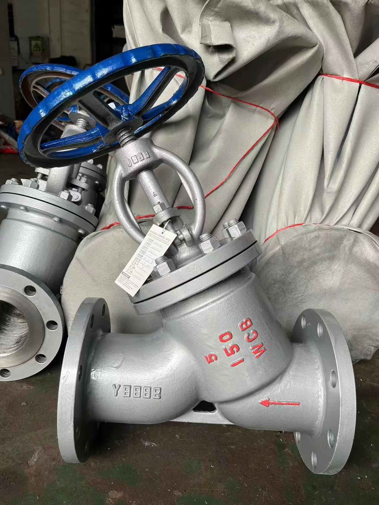 Carbon Steel Y-Type Globe Valve J45H-16C factory product photo